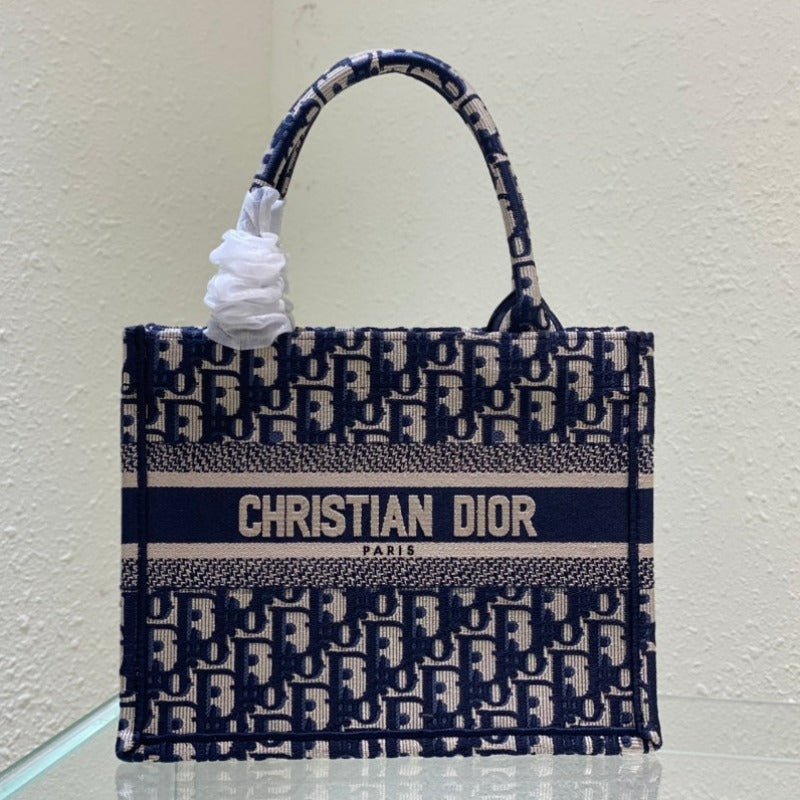 ZENVIA - Canvas Book Tote Blue