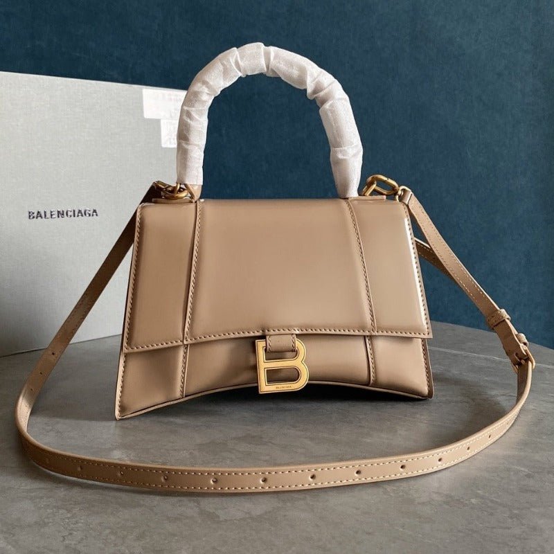 ZENVIA - Hourglass Top-handle Bag Beige