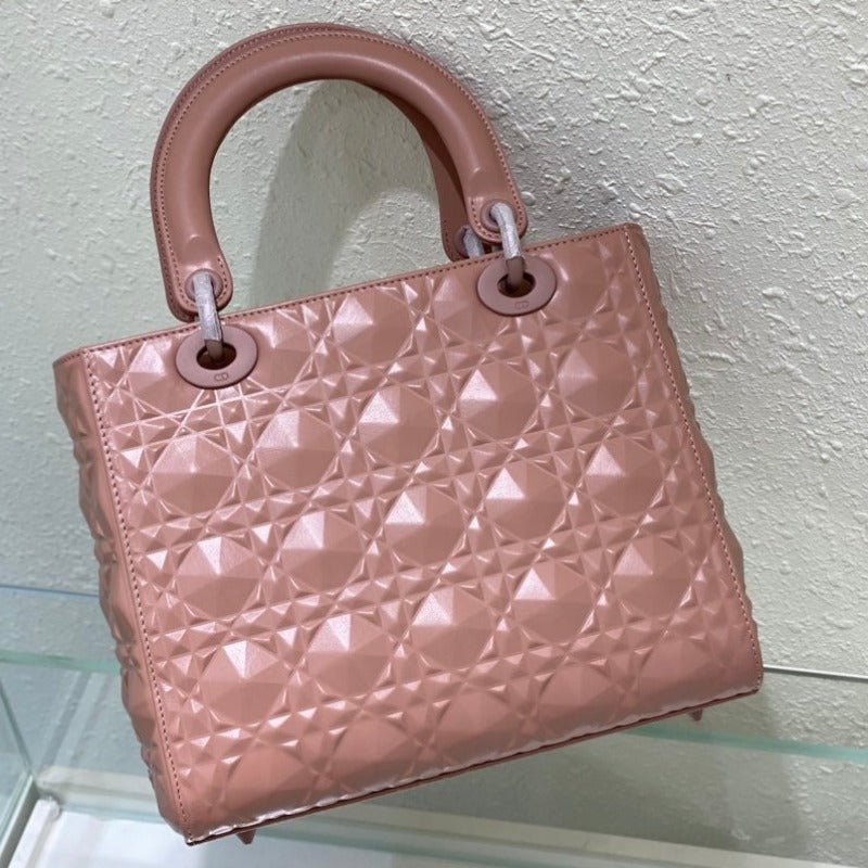 ZENVIA - Lady Handbag Pink Beige