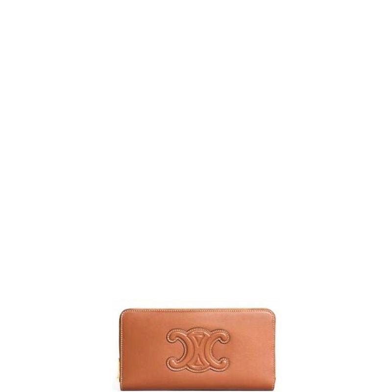 ZENVIA - Triomphe Logo Long Wallet Brown