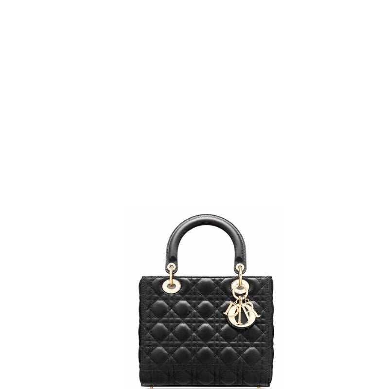 ZENVIA - Lady Handbag Black/Gold Hardware