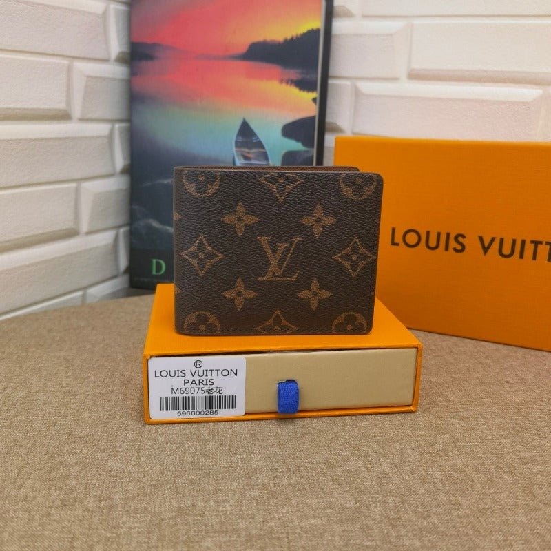 ZENVIA - Monogram Canvas Wallet Brown