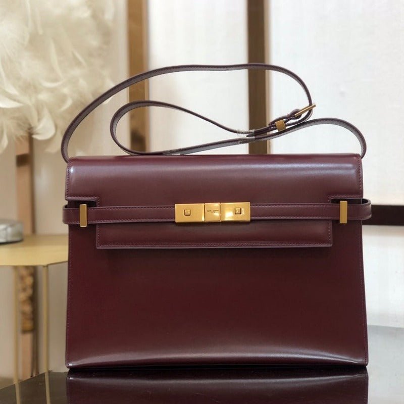 ZENVIA - MANHATTAN SHOULDER BAG IN BOX ROUGE LEGION