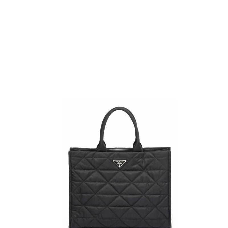 ZENVIA - Re-Nylon Triangle Logo Tote Bag Black