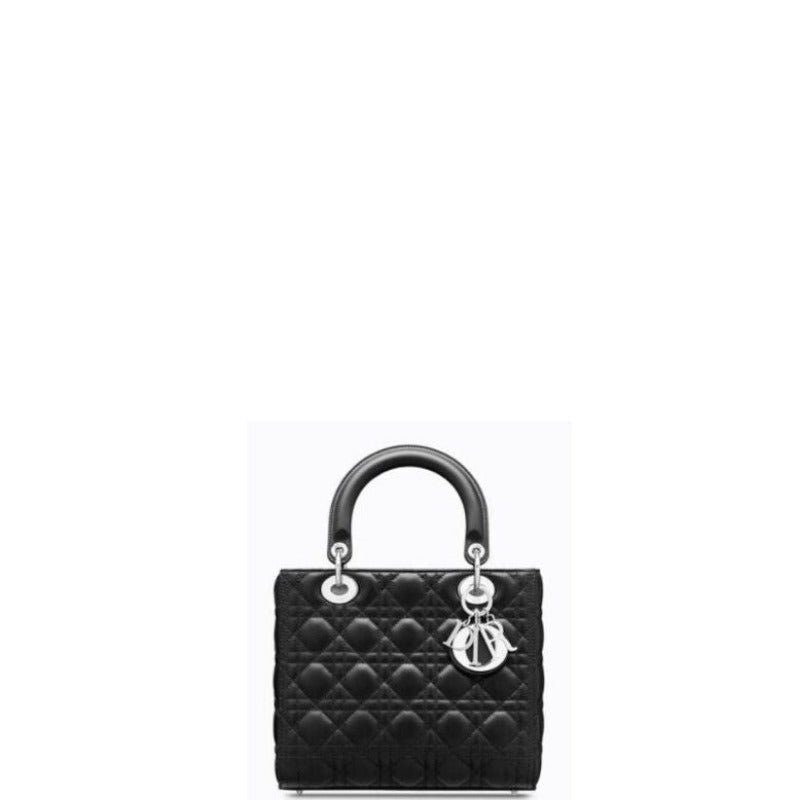 ZENVIA - Lady Handbag Black/Silver Hardware