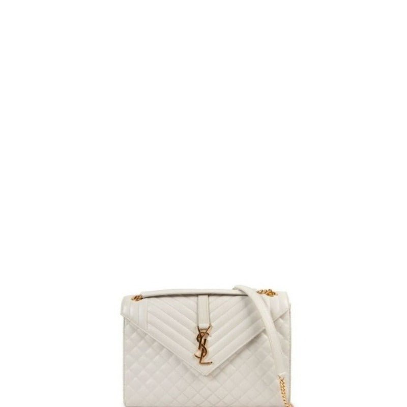 ZENVIA - Envelope Chain Bag White